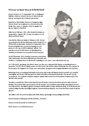A preview of a PDF biography for McLean, Ernest Caldwell